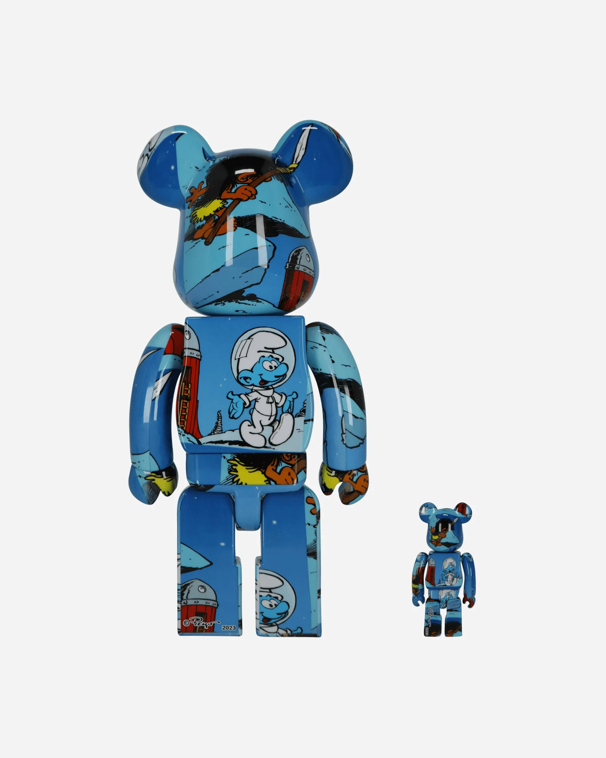 100% 400% The Smurfs The Astrosmurf Be@rbrick Multicolor