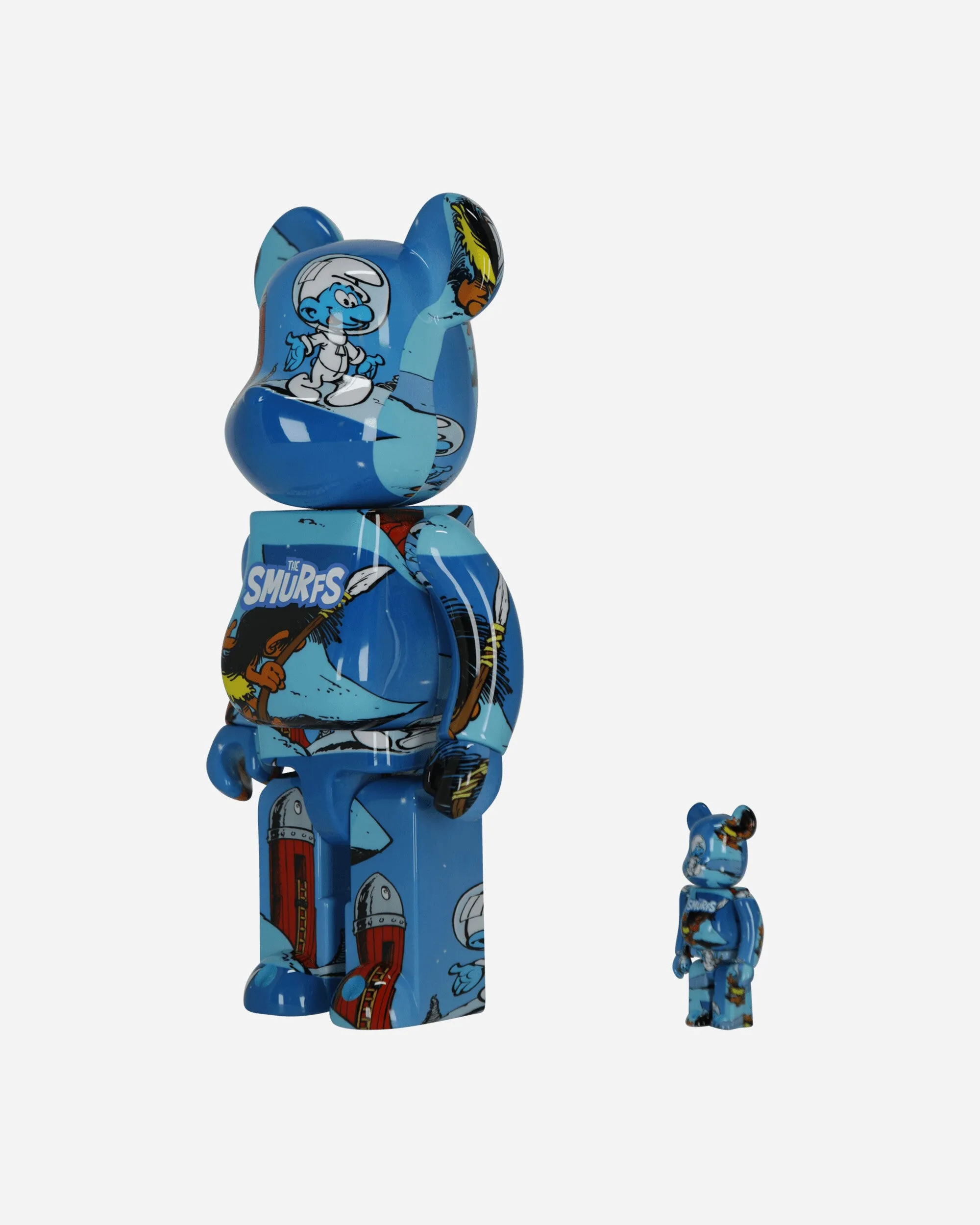 100% 400% The Smurfs The Astrosmurf Be@rbrick Multicolor