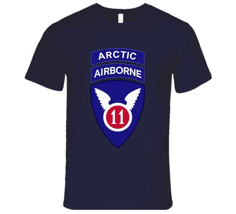 11th Airborne Division W Arctic Tab Wo Txt X 300 Long Sleeve T Shirt