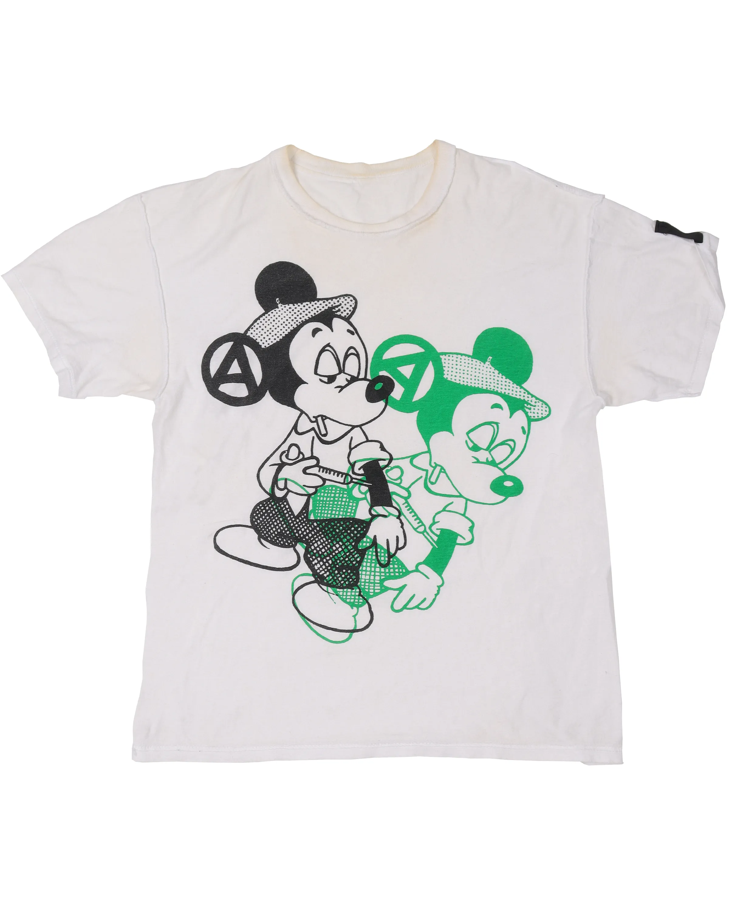 1970s Seditionaries Drugged Mickey Mouse T-Shirt