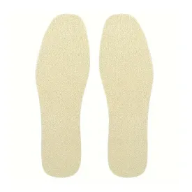 1pair Thermal Insoles For Shoes, Wool Thicken Warm Soft Shoes Pads, Breathable Skin-friendly Insoles For Feet Care Winter, Suggestion Order A Size Up  10.82in-Suit (41-45) Shoe