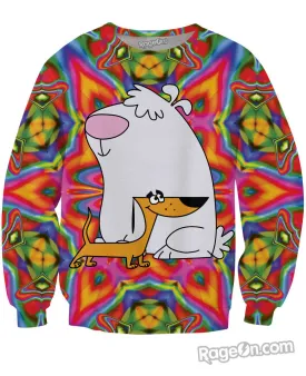 2 Stupid Dogs Sweatshirt