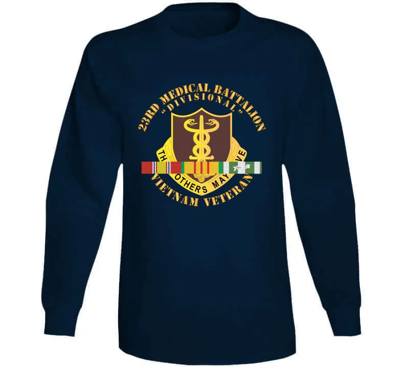 23rd Medical Battalion W Svc Ribbon Wo Ds X 300 Classic T Shirt, Crewneck Sweatshirt, Hoodie, Long Sleeve