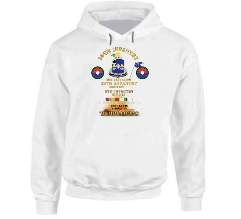 2nd  Bn 39th Infantry - 9th  Infantry Div - Ft Lewis, Wa  - Fighting Falcons  W Cold Svc X 300 Classic T Shirt, Crewneck Sweatshirt, Hoodie, Long Sleeve