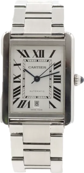 31mm Cartier W5200028 Tank Solo XL Men's Automatic Wristwatch Swiss Made Steel