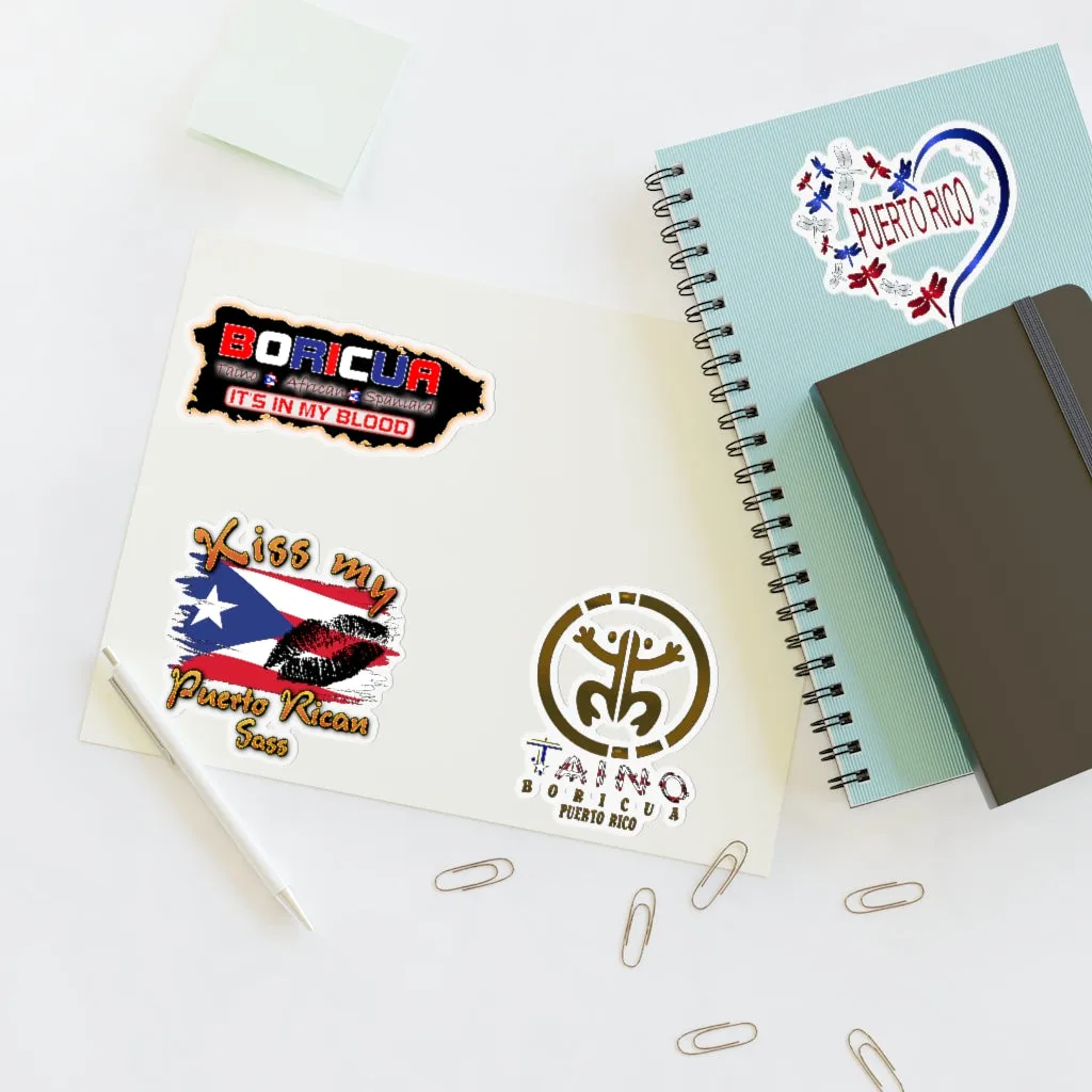 4 Puerto Rico Themed Sticker's Per Sheet (Set 2)