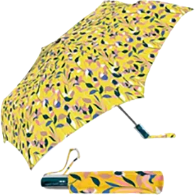 42" Rain Essentials Auto Open And Close Compact Print Umbrella