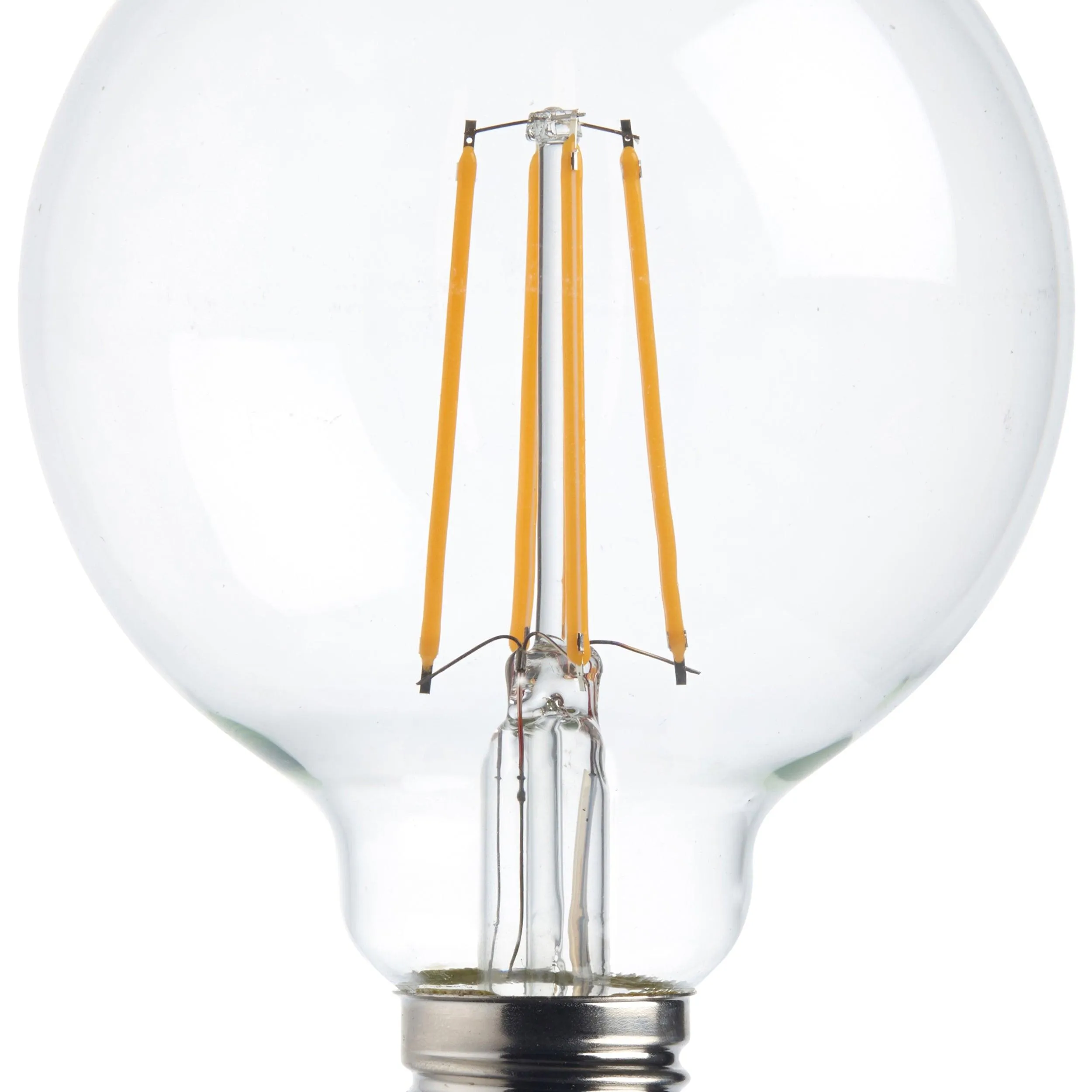 5 x E27 Warm White LED Filament Globe Light Bulb Dimmable 7W