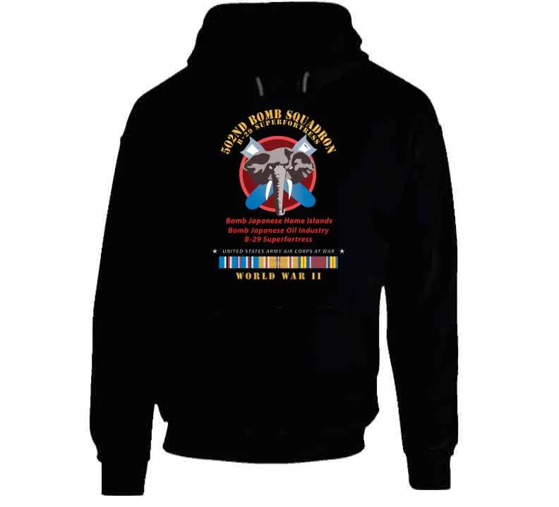 502nd Bomb Squadron - B-29 Superfortress - Campaigns - World War Ii W Pac Svc X 300 Classic T Shirt, Crewneck Sweatshirt, Hoodie, Long Sleeve