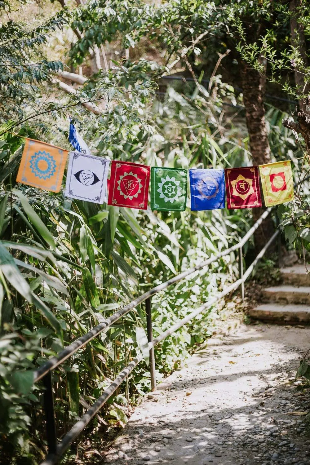 7 Chakra Energy Prayer Flags