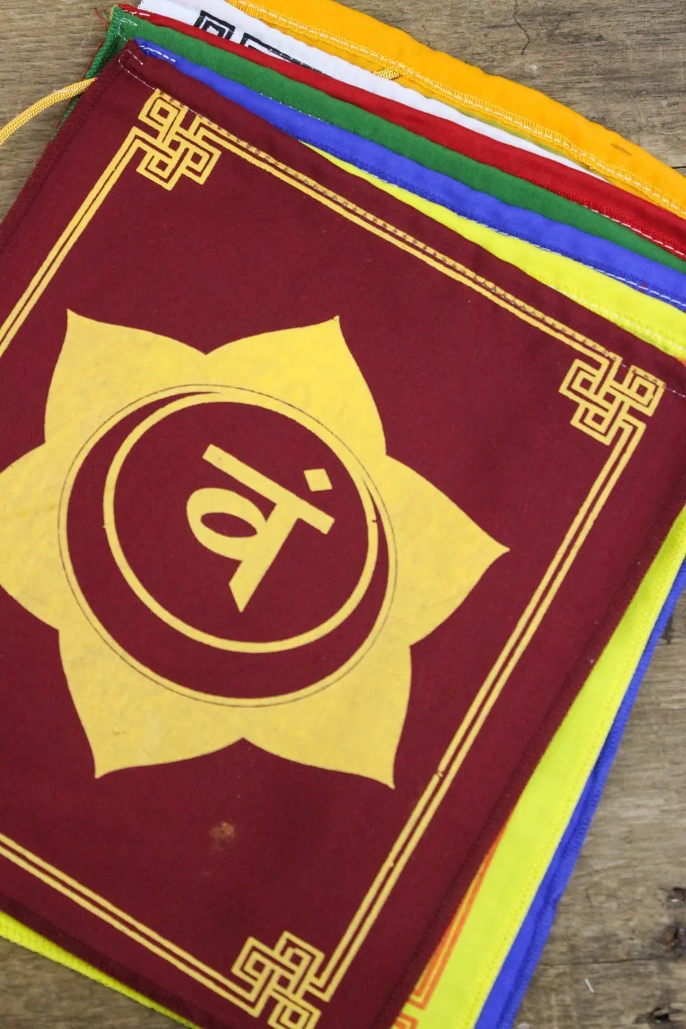 7 Chakra Energy Prayer Flags