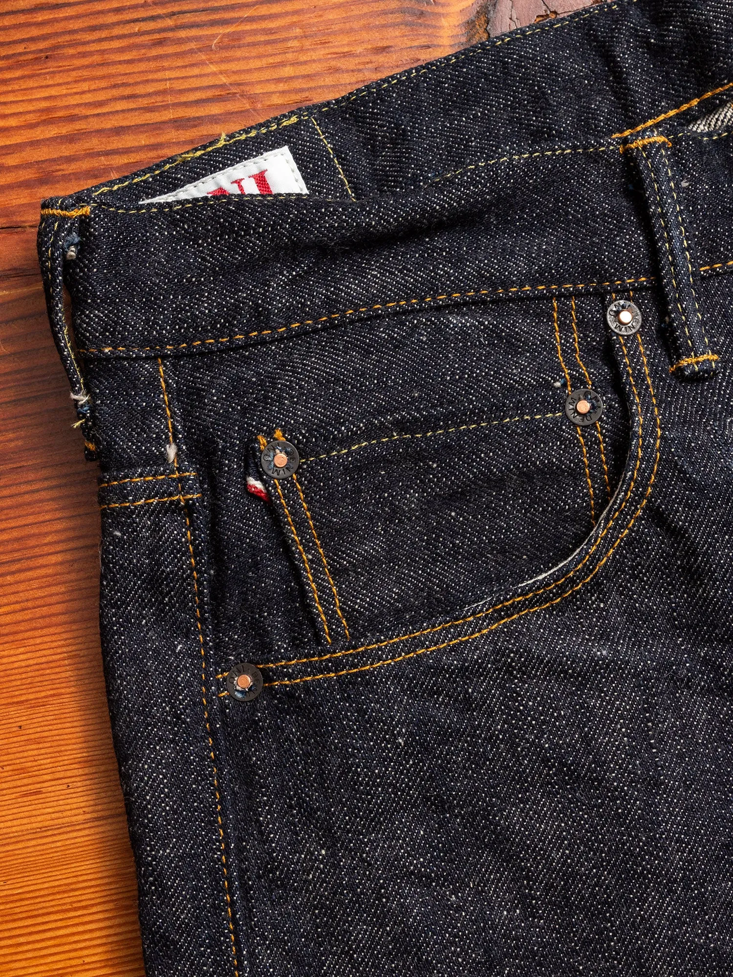 921NIXX "Natural Indigo" 16.5oz Selvedge Denim - High Tapered Fit