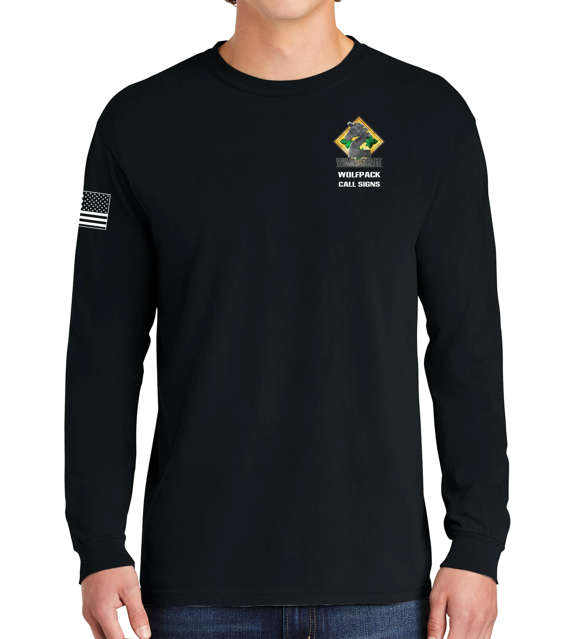 A CO Black Unisex Long Sleeve PT Shirt. This is approved and can be worn for PT. ** No Free Shipping- Please Read Description Below**