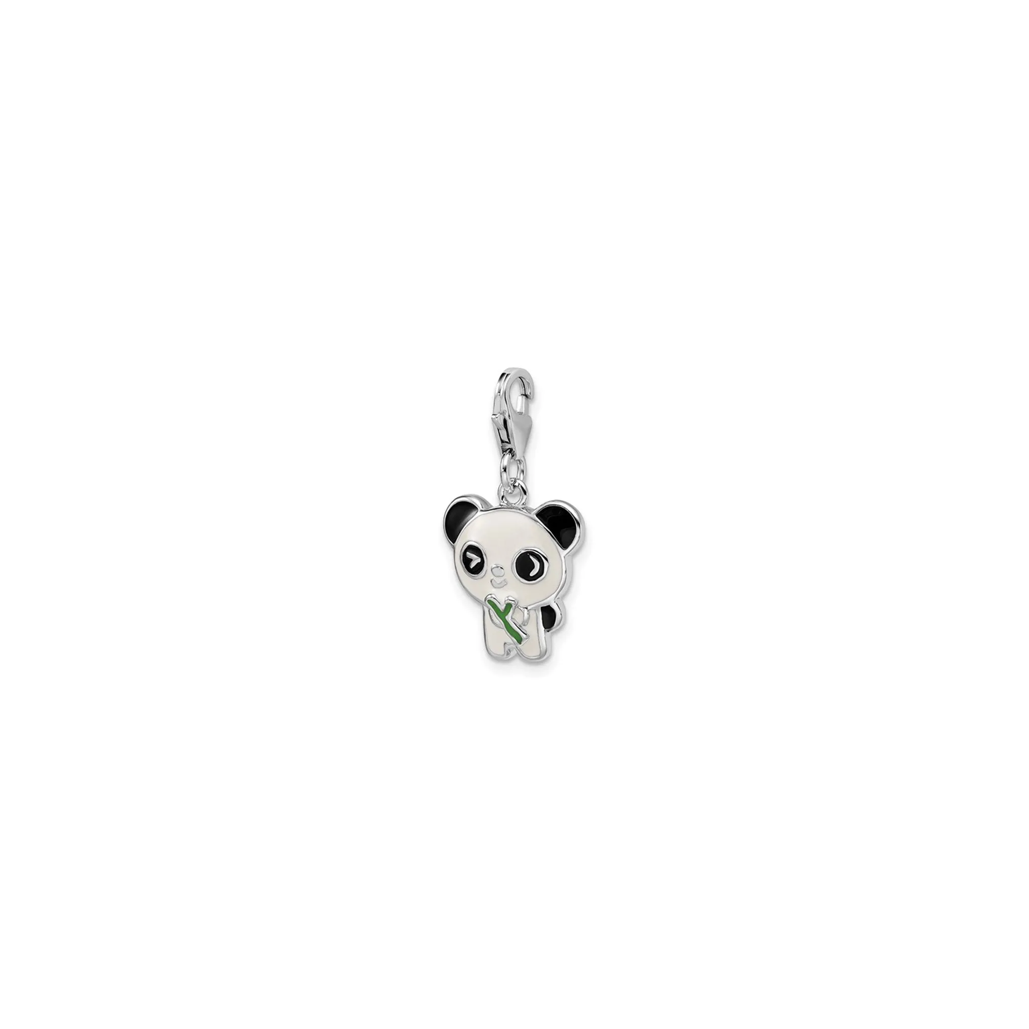 Adorable Cartoon Panda Charm (Silver)