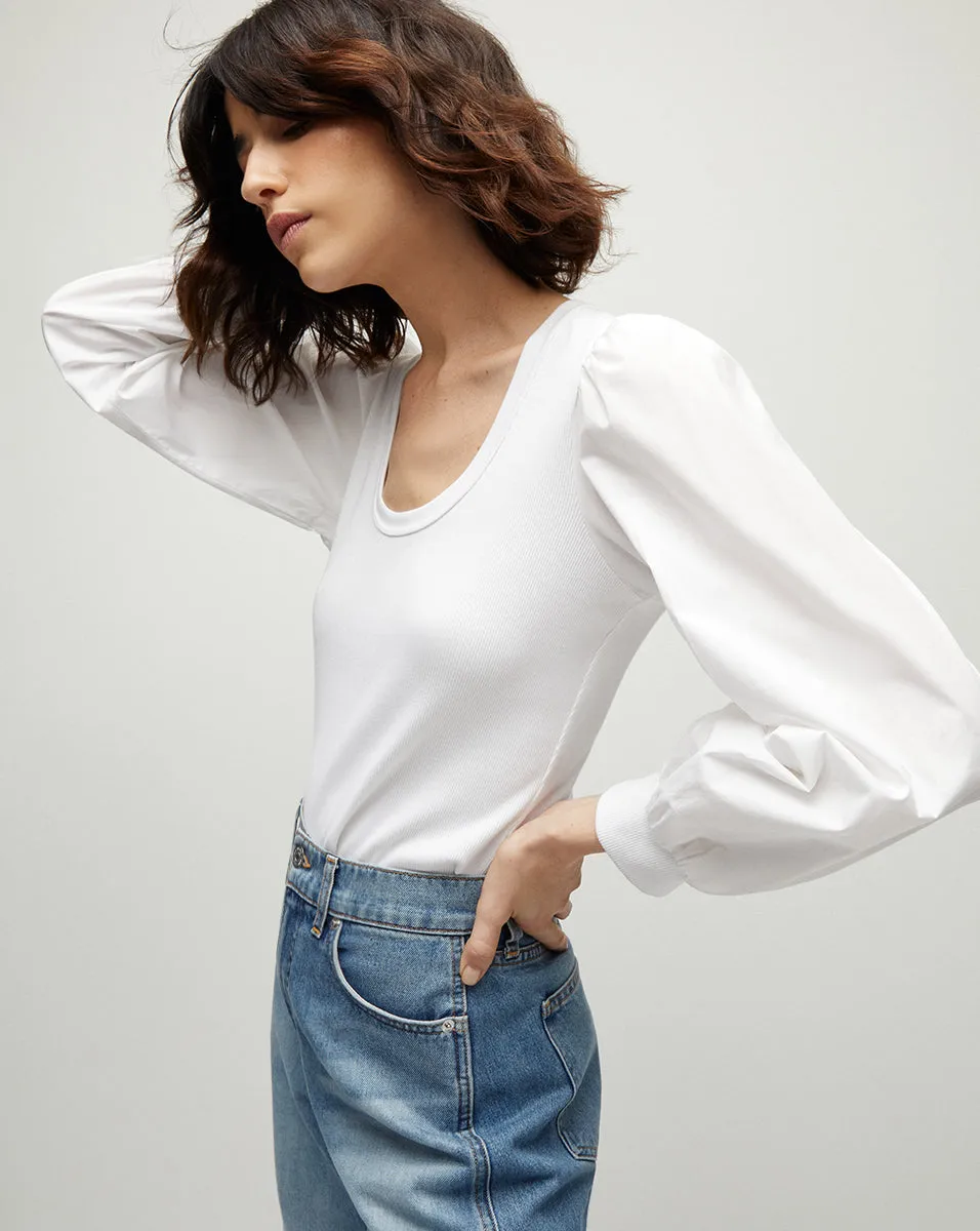 Anabel Puff-Sleeve Top