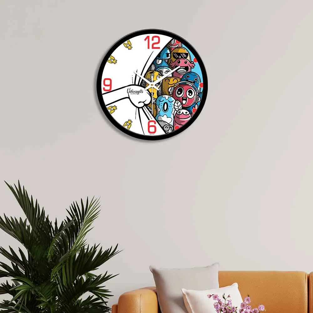 Animated Cartoons Designer Wall Clock