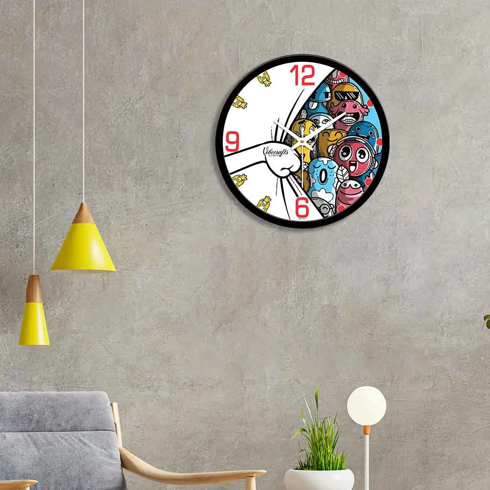 Animated Cartoons Designer Wall Clock