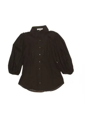 Anne Fontaine - Black Button Down Blouse - FR 40