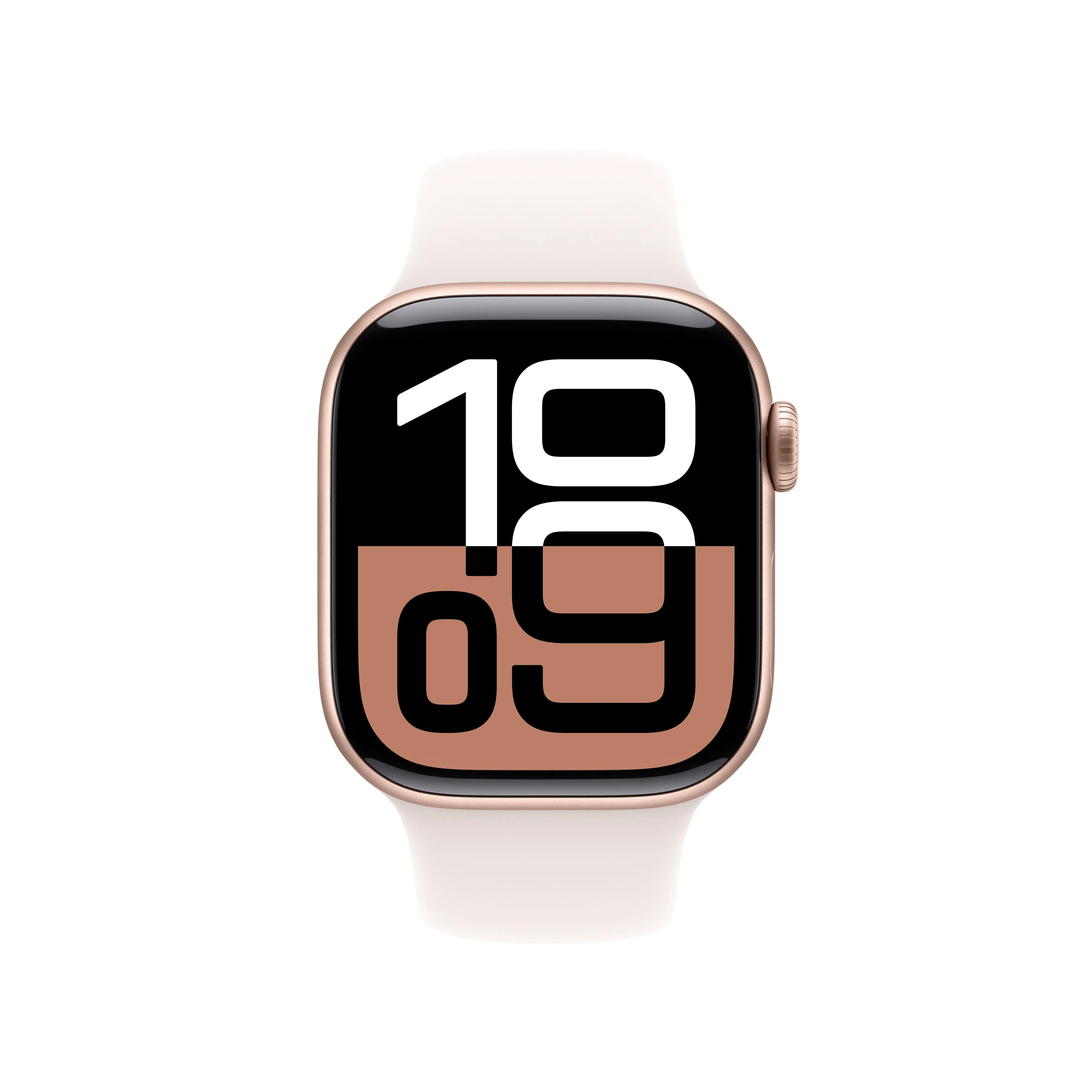 Apple Watch Series 10 GPS   Cellular 42mm Rose Gold Aluminium Case with Light Blush Sport Band - M/L