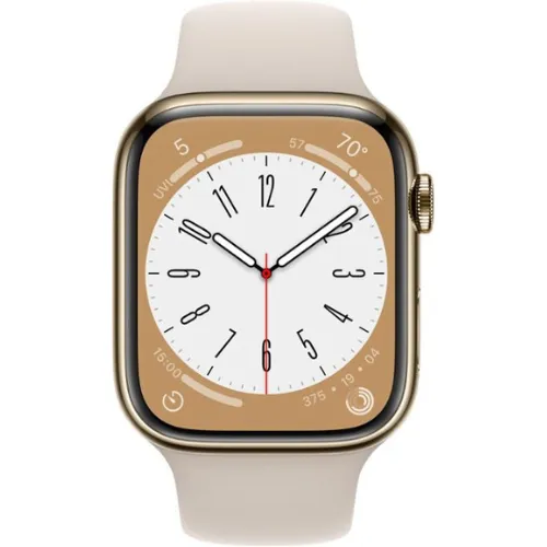 Apple Watch Series 8 41MM (GPS   Cellular) - Gold Stainless Steel