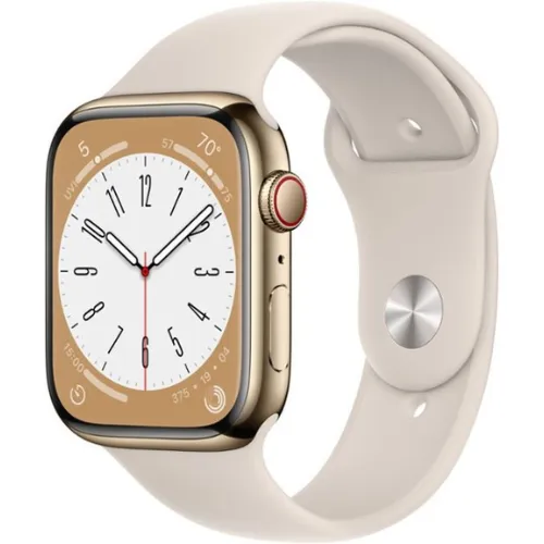 Apple Watch Series 8 41MM (GPS   Cellular) - Gold Stainless Steel