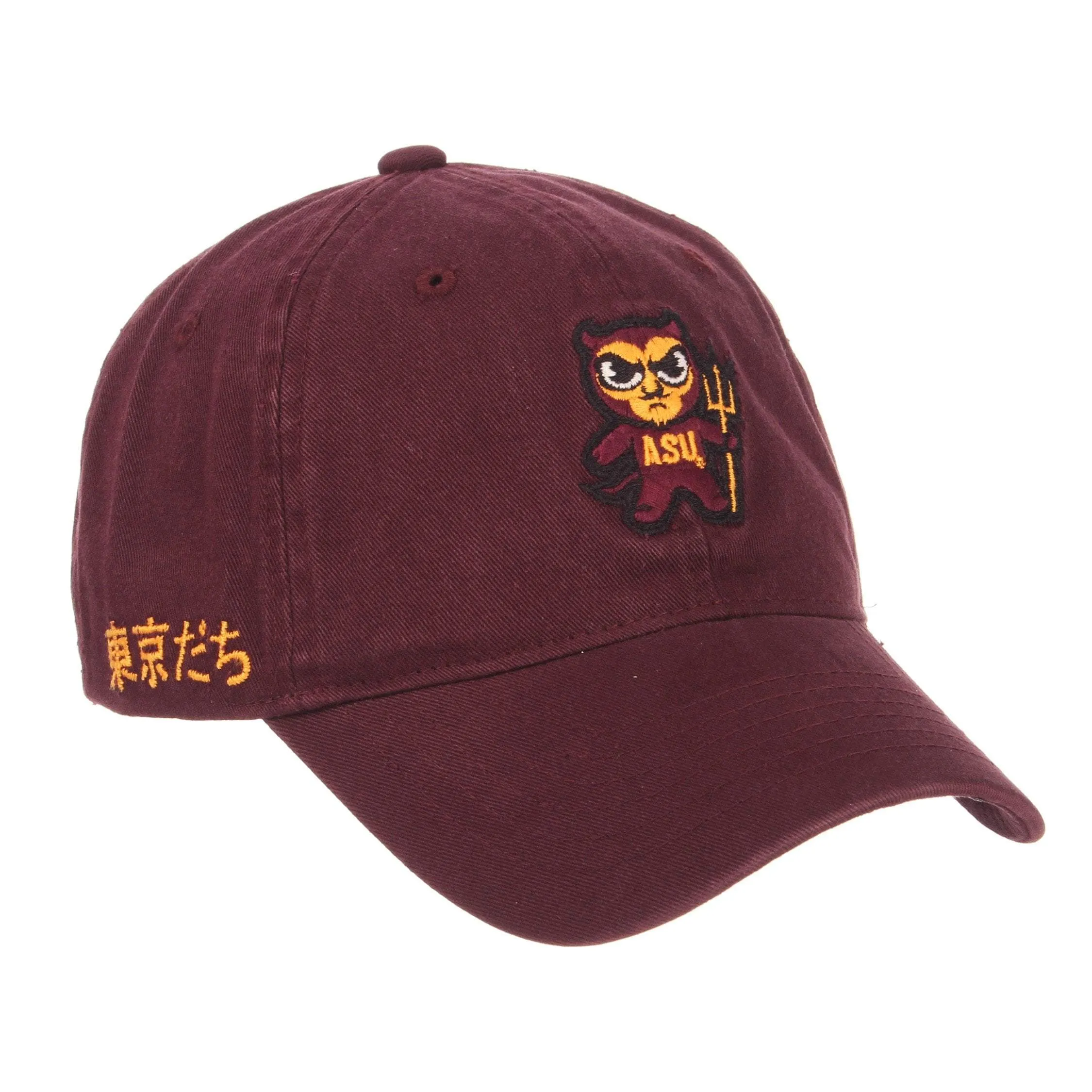 Arizona State Sun Devils Zephyr Tokyodachi Shibuya Maroon Adj. Slouch Hat Cap