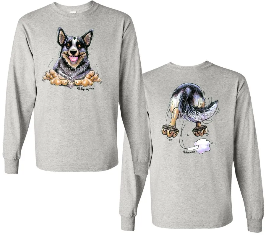 Australian Cattle Dog - Coming and Going - Long Sleeve T-Shirt (Double Sided)