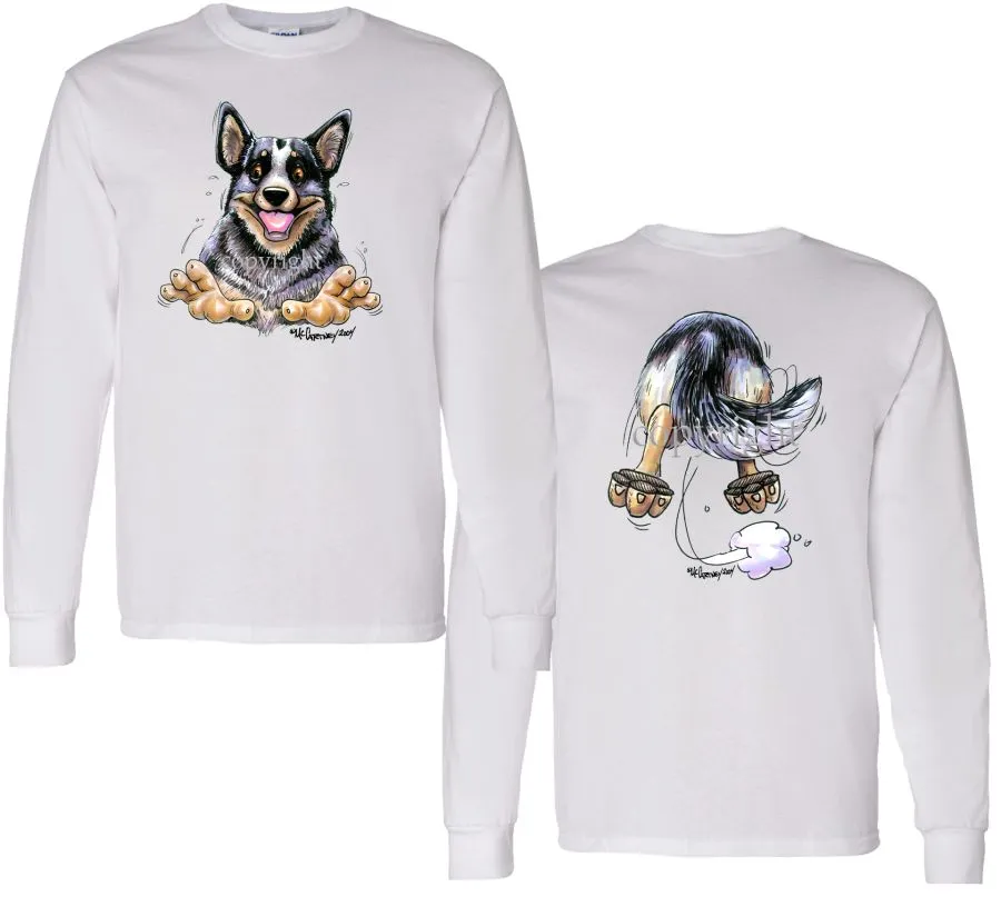 Australian Cattle Dog - Coming and Going - Long Sleeve T-Shirt (Double Sided)