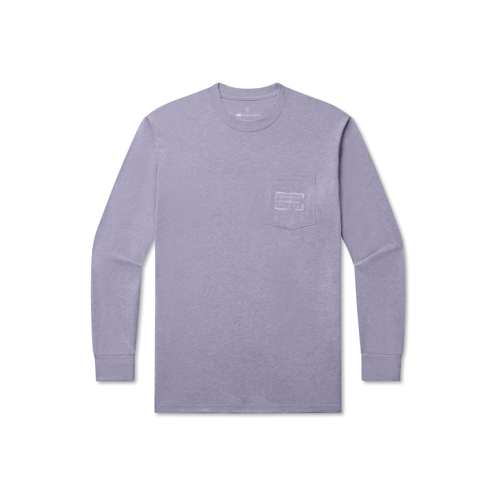 Authentic Heathered Tee - Long Sleeve