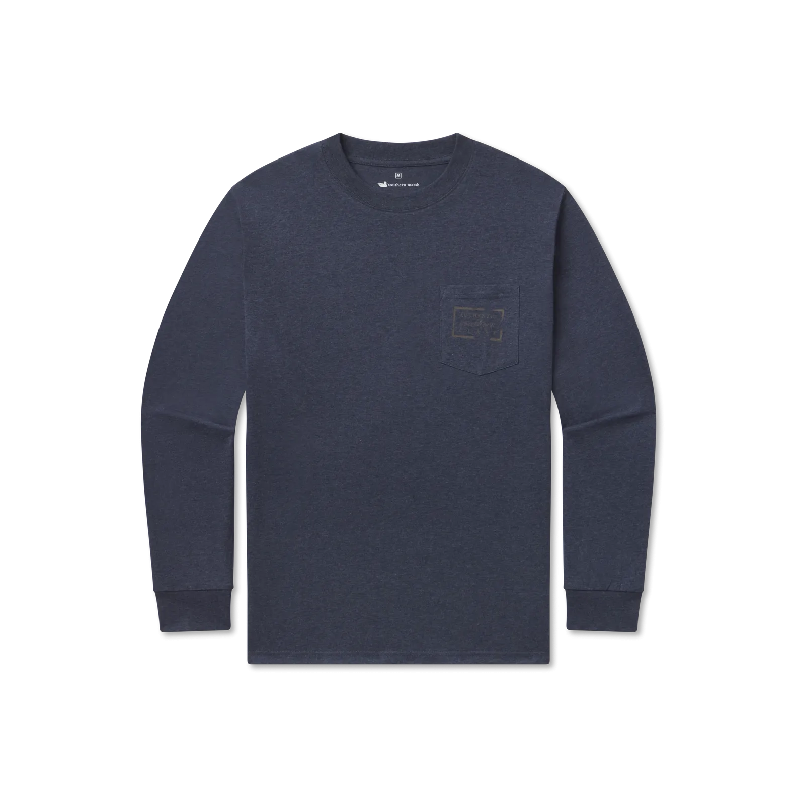 Authentic Heathered Tee - Long Sleeve