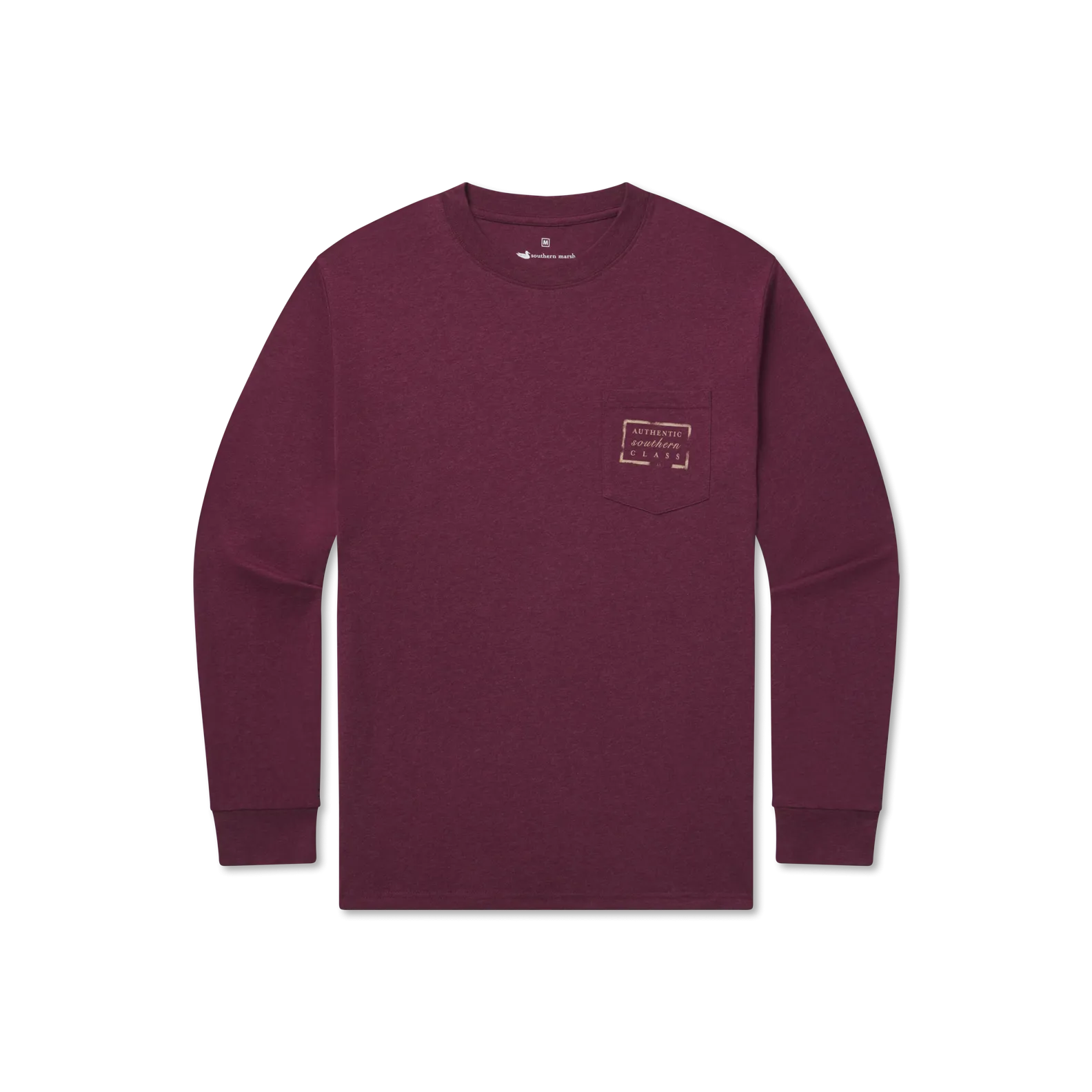 Authentic Heathered Tee - Long Sleeve