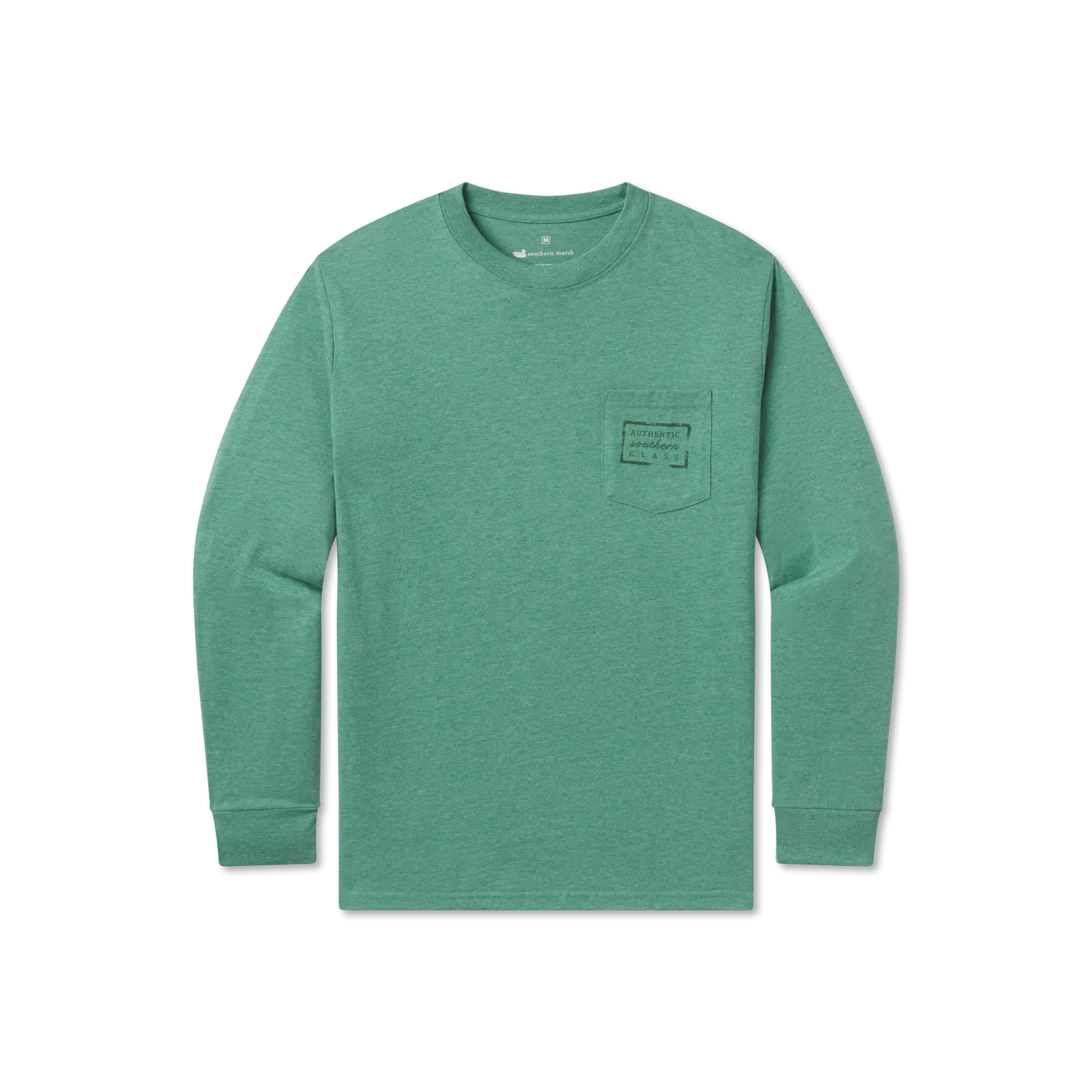 Authentic Heathered Tee - Long Sleeve