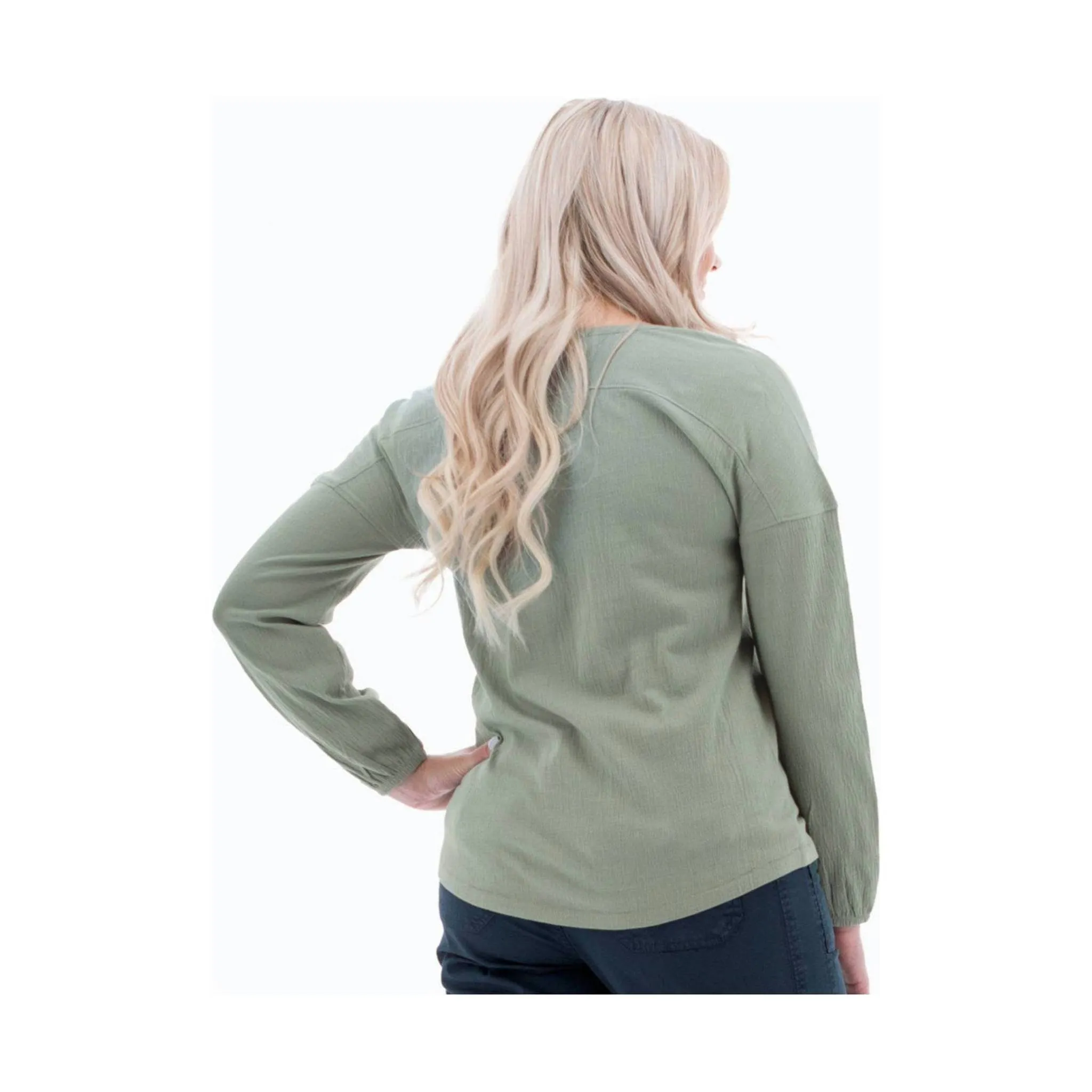 Aventura Women's Nyla Long Sleeve Top - Chinois Green