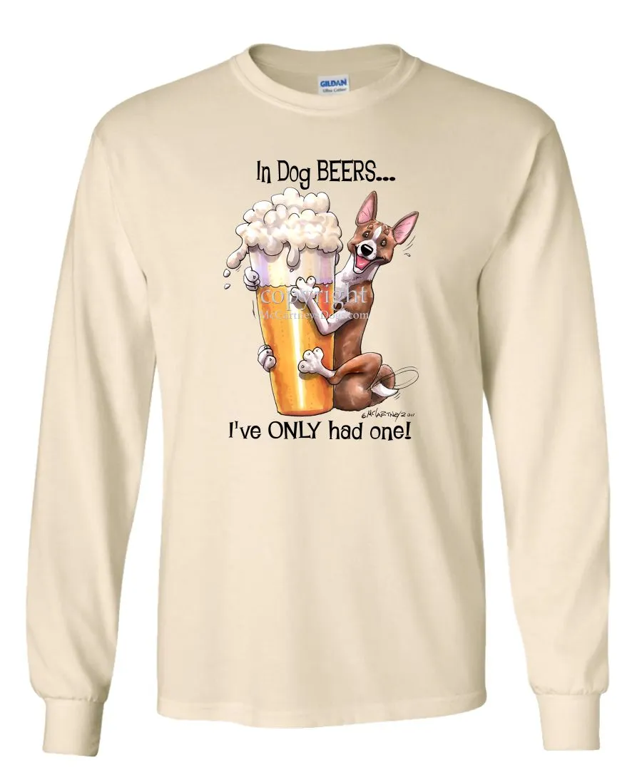 Basenji - Dog Beers - Long Sleeve T-Shirt