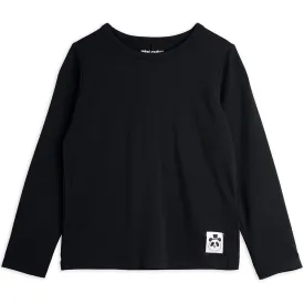 Basic Long Sleeve T-Shirt in Black by Mini Rodini