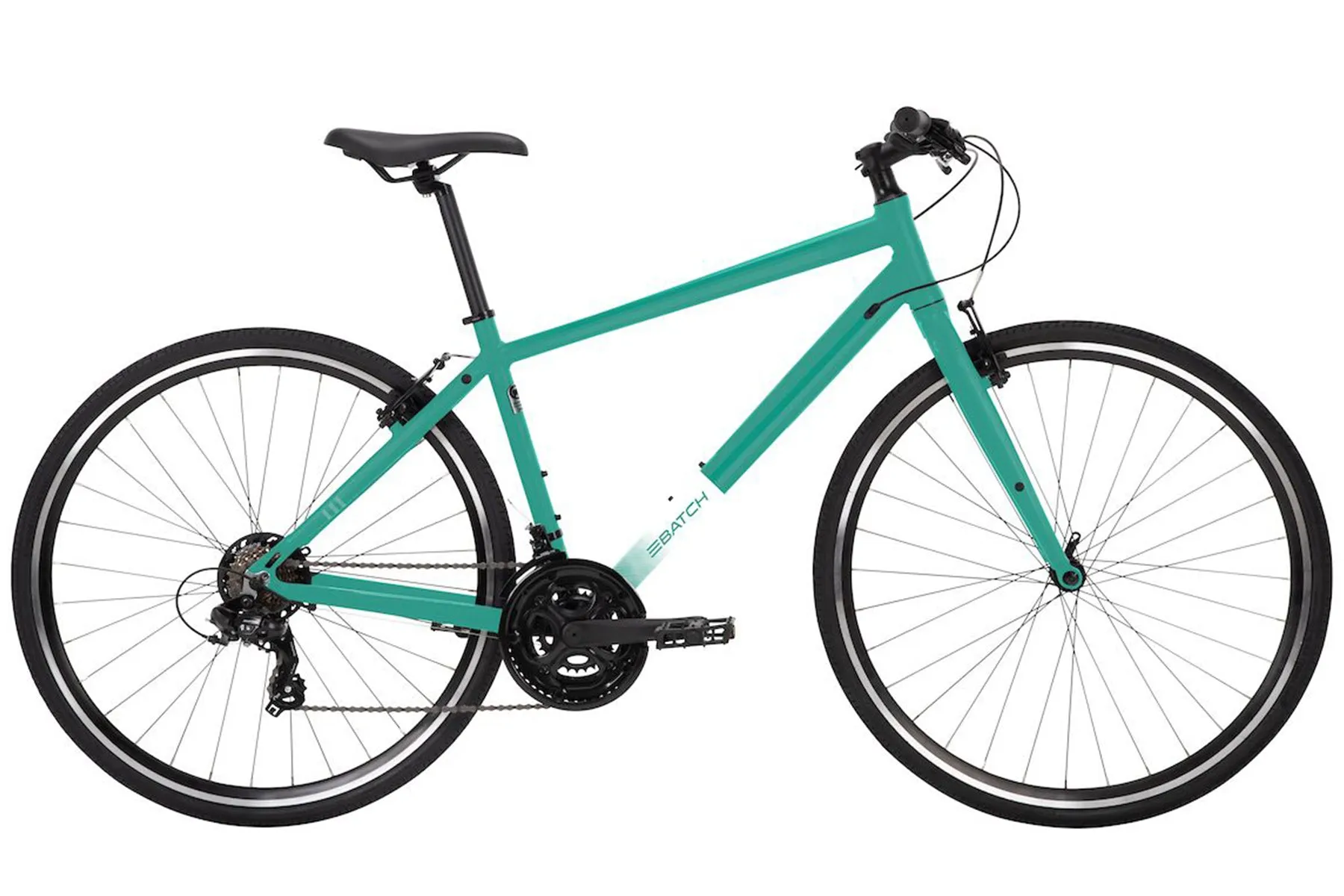 Batch Bicycles 700c Fitness Bike - Gloss Fern Green