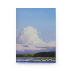 Ben Bauer: "Bonfire Time, Baileys Harbor, Door County" - Hardcover Journal Matte