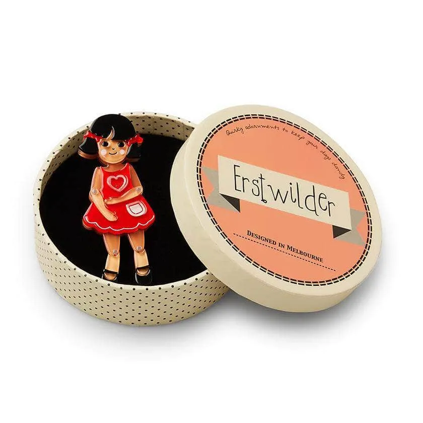 Bendy Wendy Doll Brooch