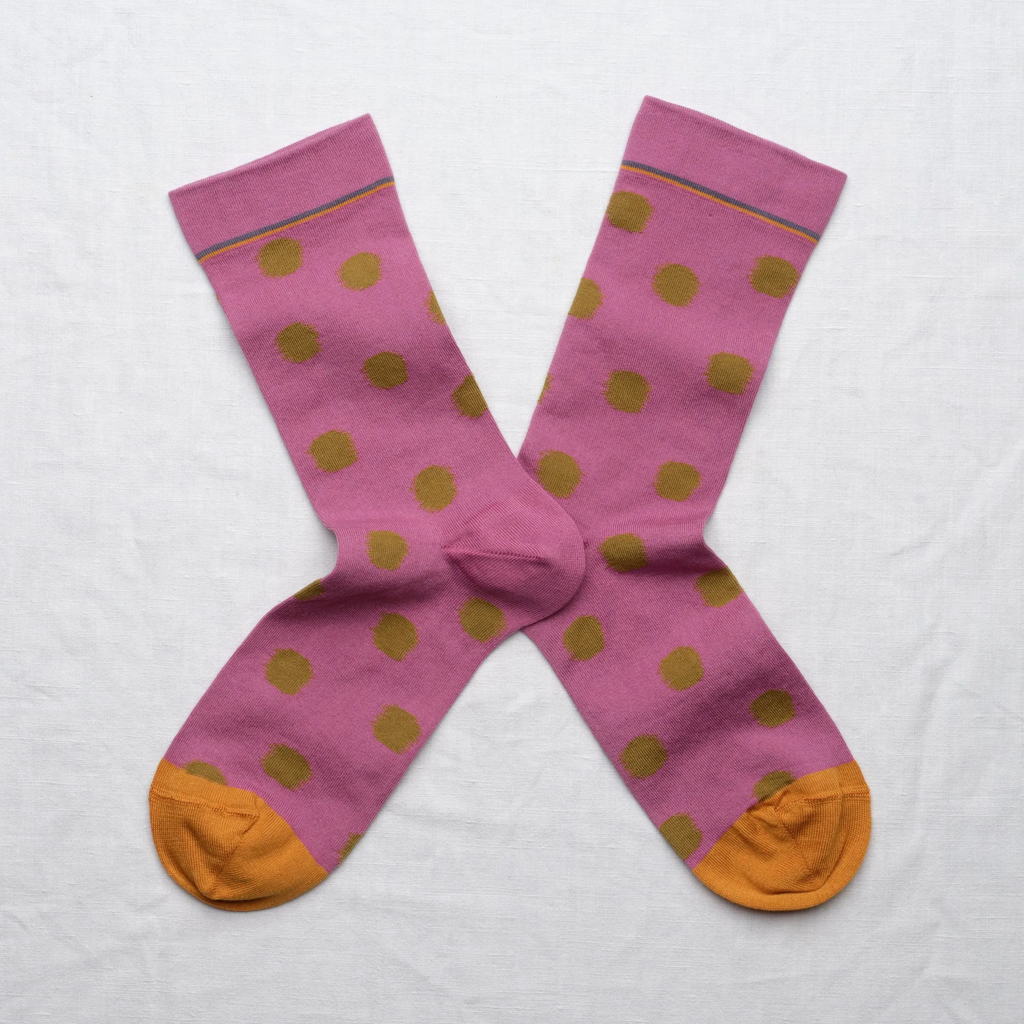 Bonne Maison |  Polk Dot Socks in Orchid