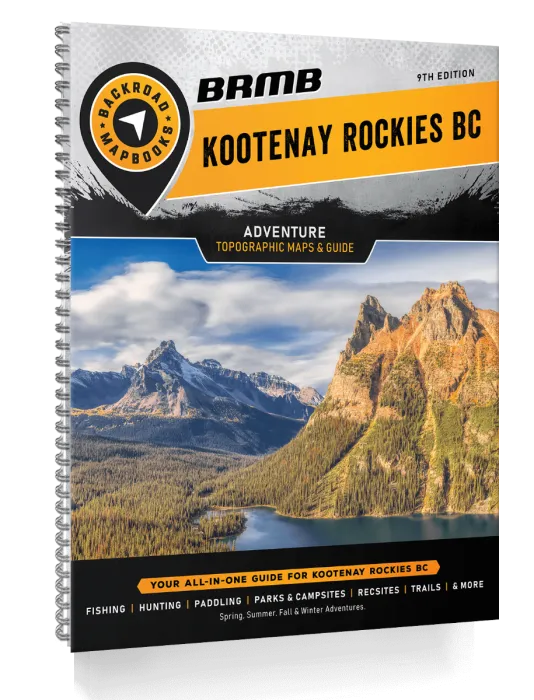 BRMB Kootenay Rockies BC Mapbook 9th Ed.