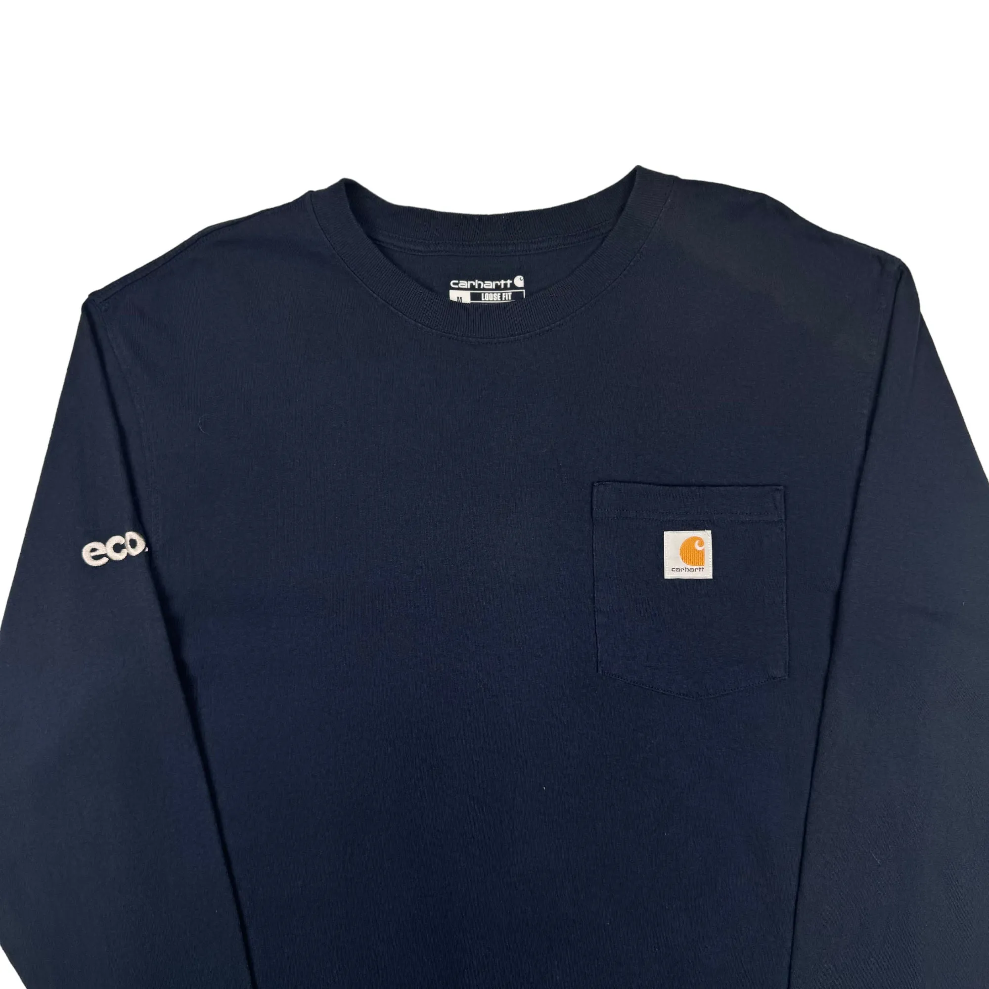 Carhartt Long Sleeve Pocket T-Shirt Navy