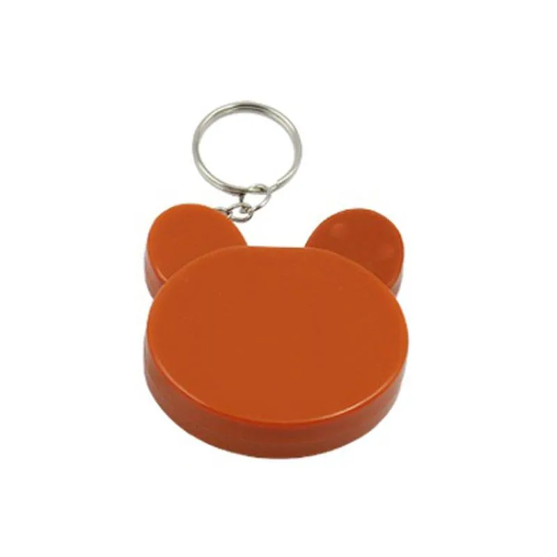 Cartoon Animal Keychain With Tape Measure