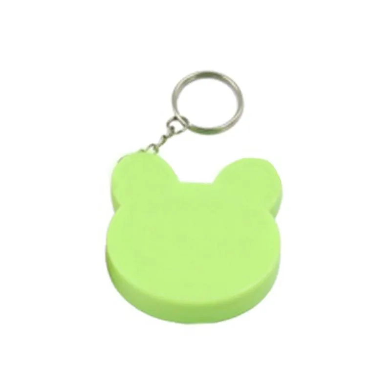 Cartoon Animal Keychain With Tape Measure