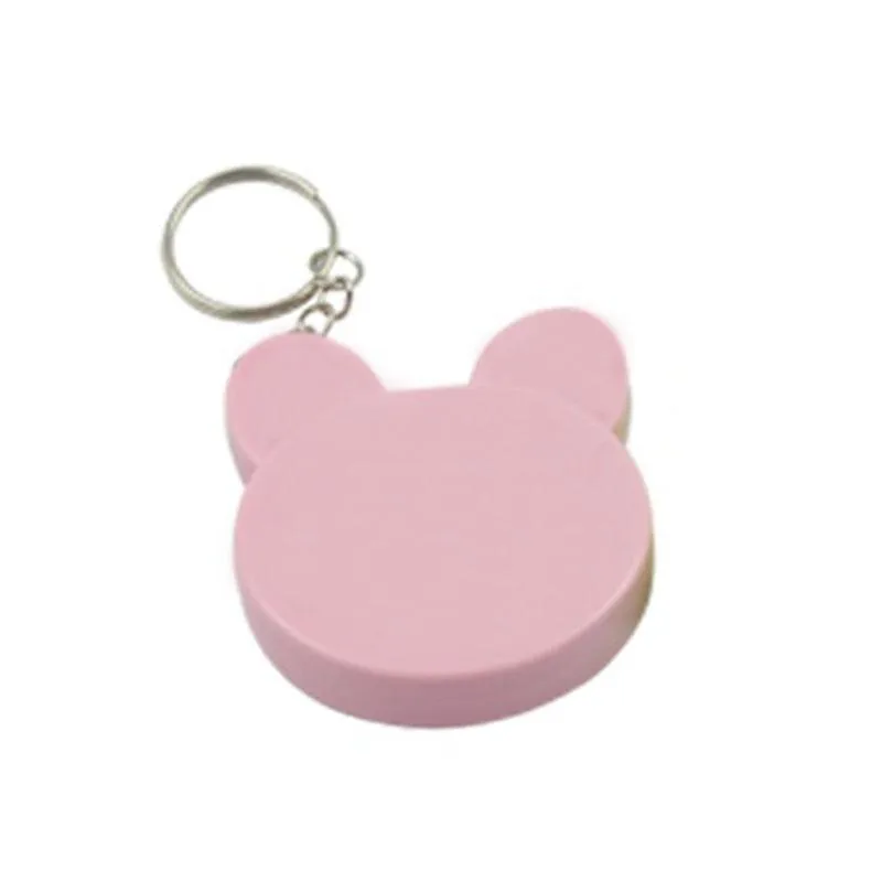 Cartoon Animal Keychain With Tape Measure