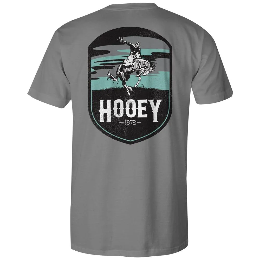 Cheyenne Logo T-shirt - Grey/Turquoise/White