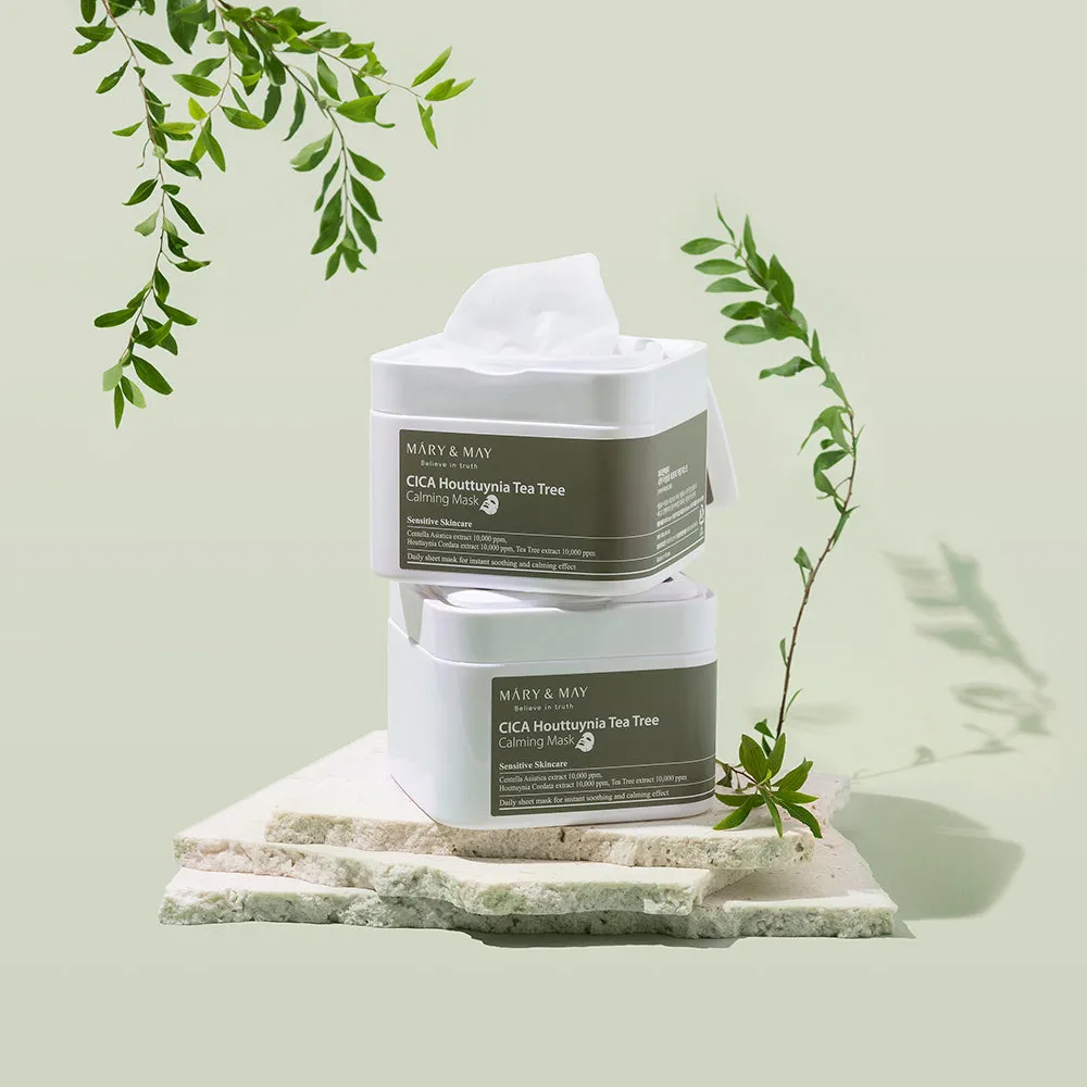 Cica Houttuynia Tea Tree Calming Mask Set [30 Masks]