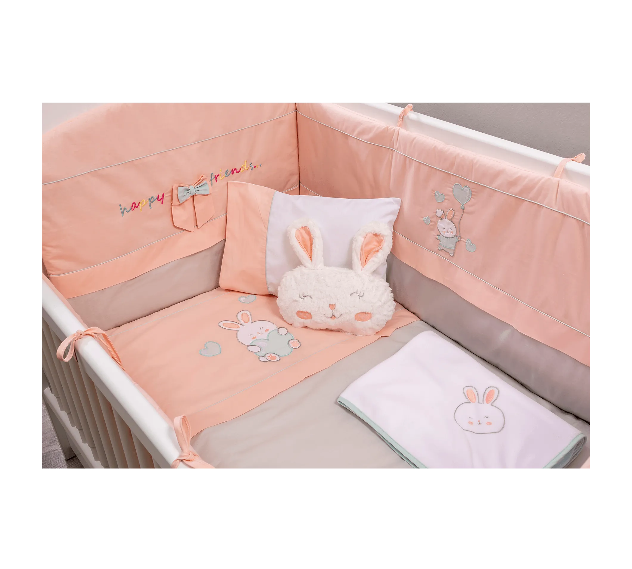 Cilek Baby Cotton St Convertible Baby Bed (75X160 Cm)