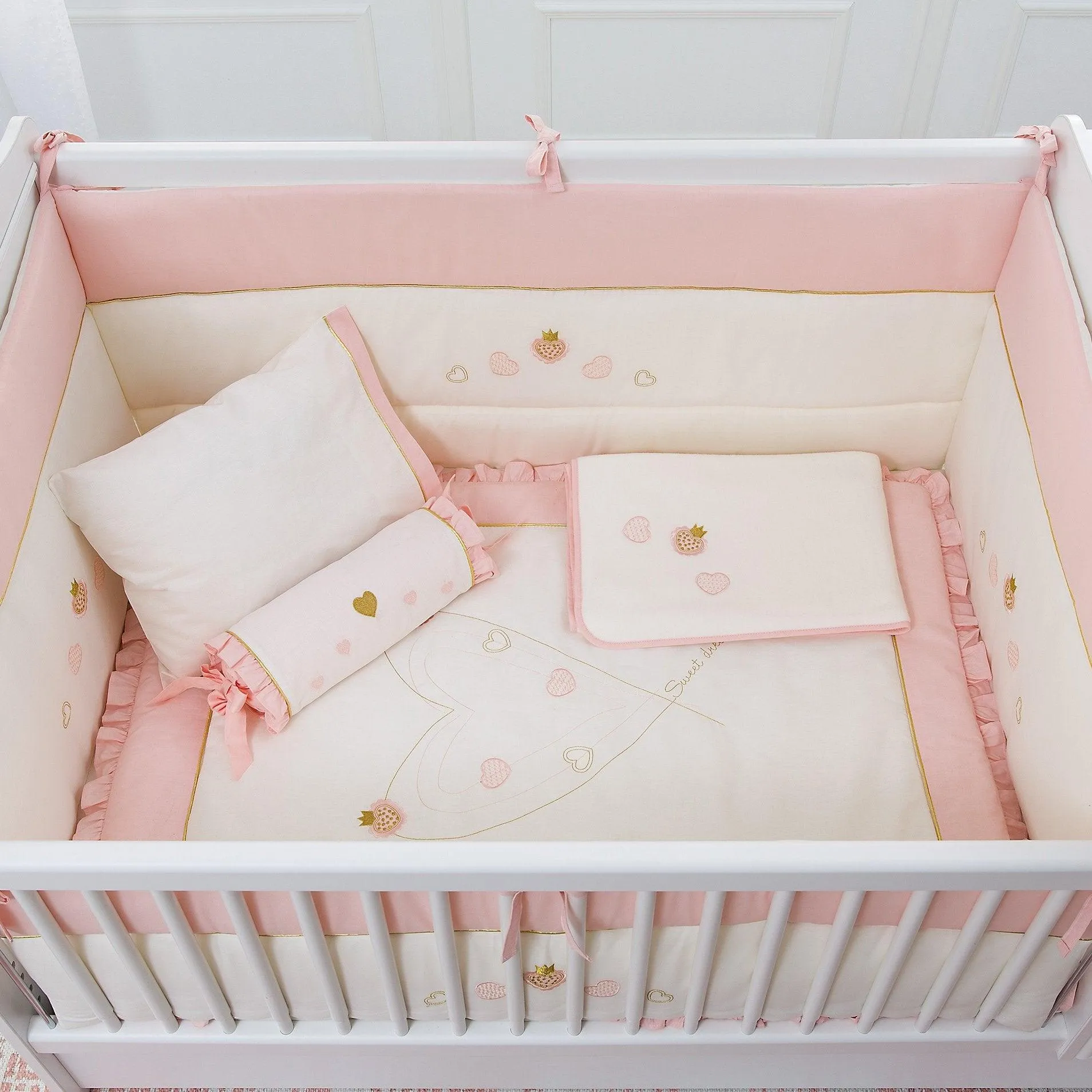 Cilek Baby Cotton St Convertible Baby Bed (75X160 Cm)