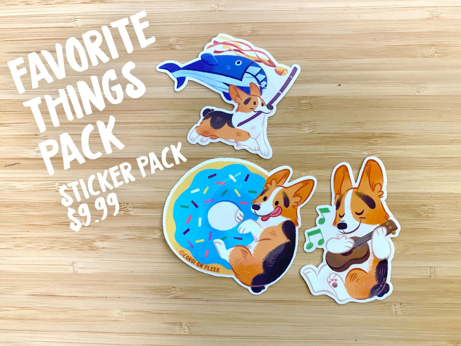 Clear Vinyl Stickers Favorite Things Collection