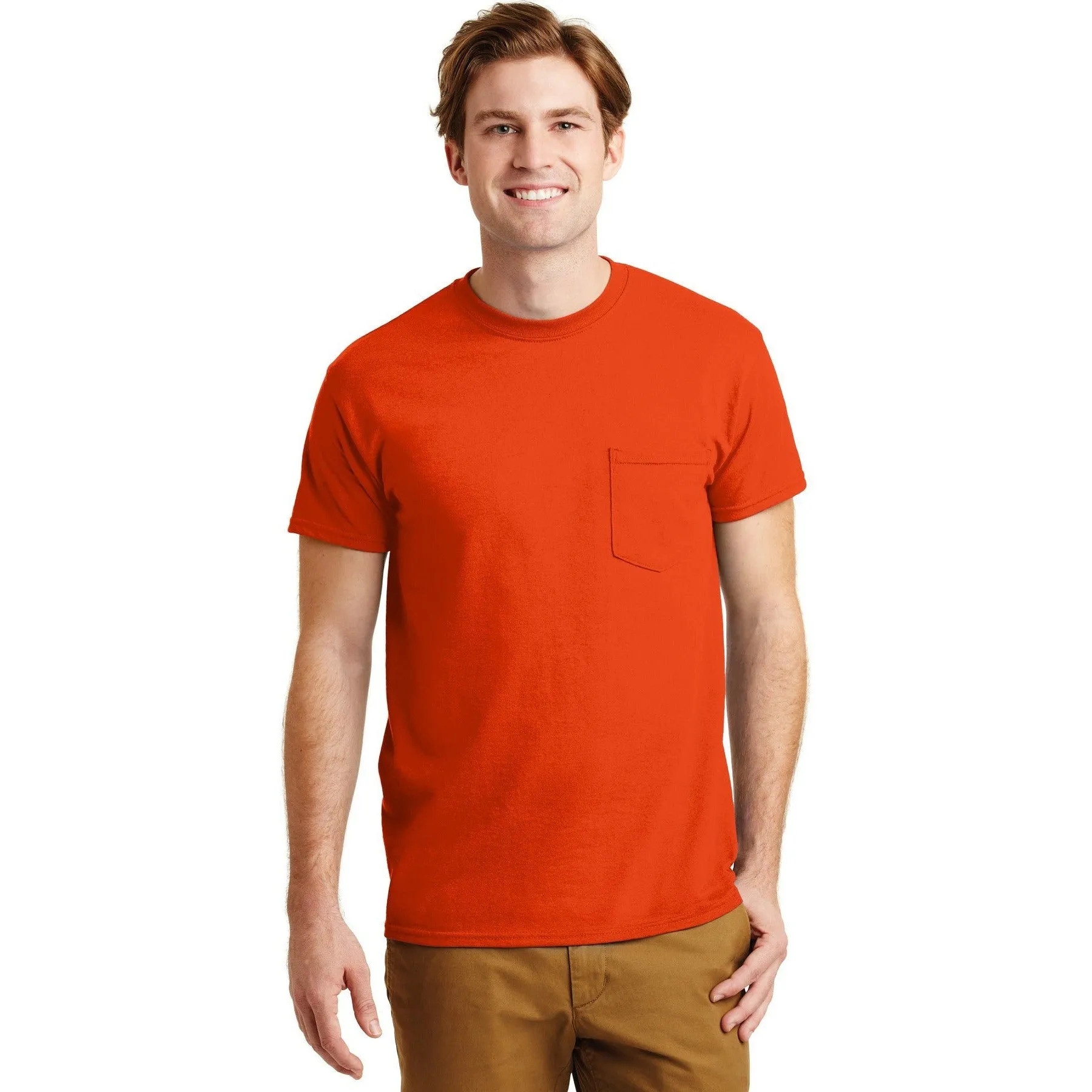 CLOSEOUT - Gildan DryBlend 50 Cotton/50 Poly Pocket T-Shirt